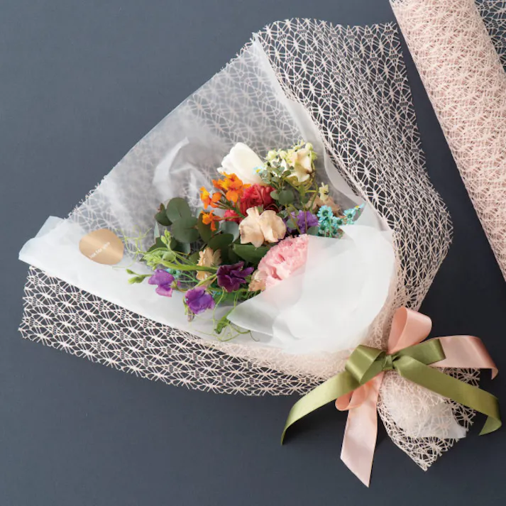 ヘッズ 包-不織布-ロール W700mm×10m巻 ファブリックレースロール-8/ミルクティー(1巻(10m)) HEADS FAL-RO8