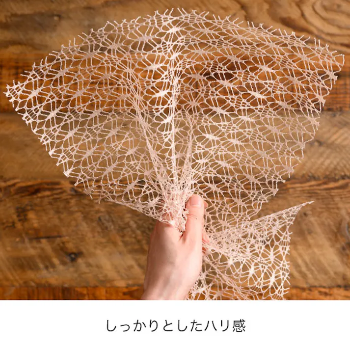 ヘッズ 包-不織布-ロール W700mm×10m巻 ファブリックレースロール-8/ミルクティー(1巻(10m)) HEADS FAL-RO8