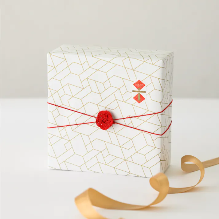 ヘッズ 包-紙-半裁 W750×H525mm フォーマルパターン包装紙/ゴールド-1(50枚) HEADS FPT-1W