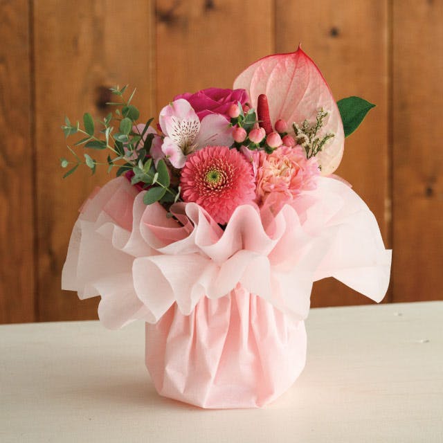 ヘッズ 包－その他 W260×D260×H200mm フロットンスタンディングブーケ