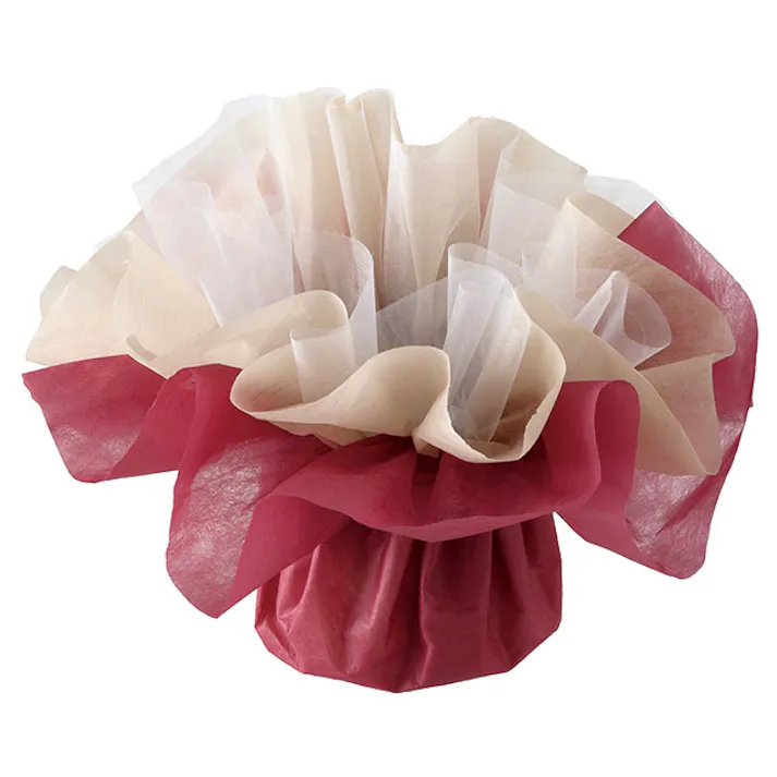 ヘッズ 包-その他 W240×D240×H170mm フロットンスタンディングブーケラッピングS-4/レッド(10枚) HEADS FSD-WS4