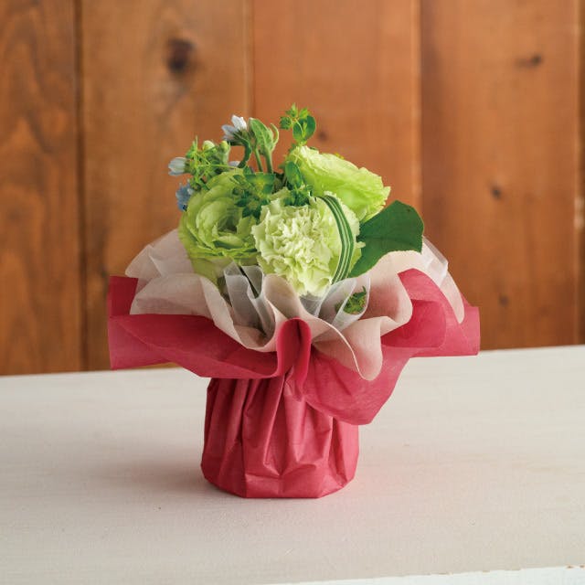 ヘッズ 包－その他 W240×D240×H170mm フロットンスタンディングブーケ