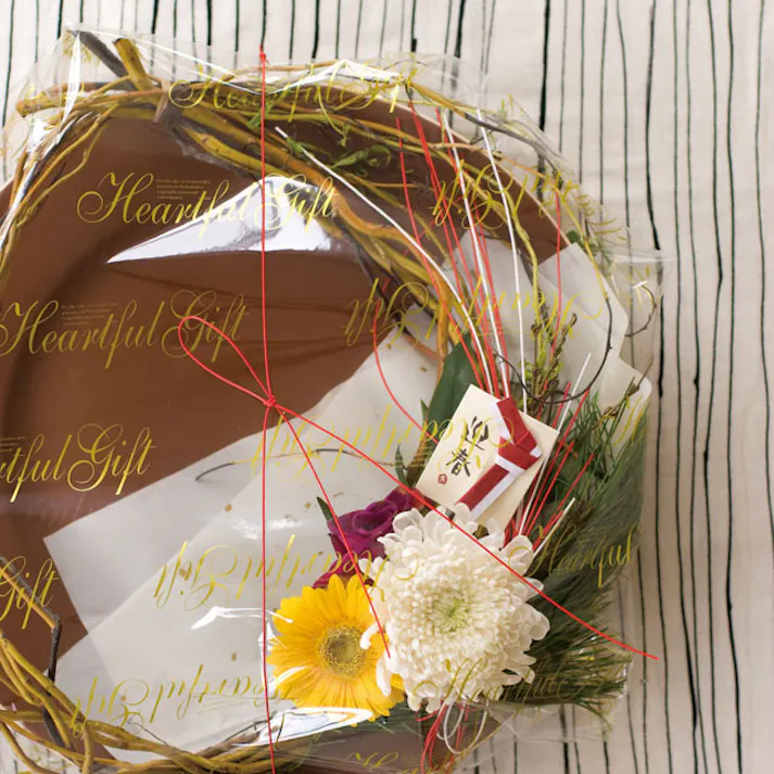 ヘッズ 包-PP-ロール W700mm×20m巻 OPPロール/ハートフルギフト(1巻(20m)) HEADS HG-RO1