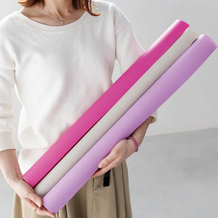 ヘッズ 包-紙-ロール W650mm×20m巻 撥水ペーパーロール-6/パープル(1巻(20m)) HEADS HPA-RO6