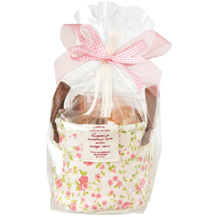 ヘッズ トレイ・カゴ-布 直径110×100mm リトルフラワー丸底布バスケット-S(10個) HEADS LF-RSB