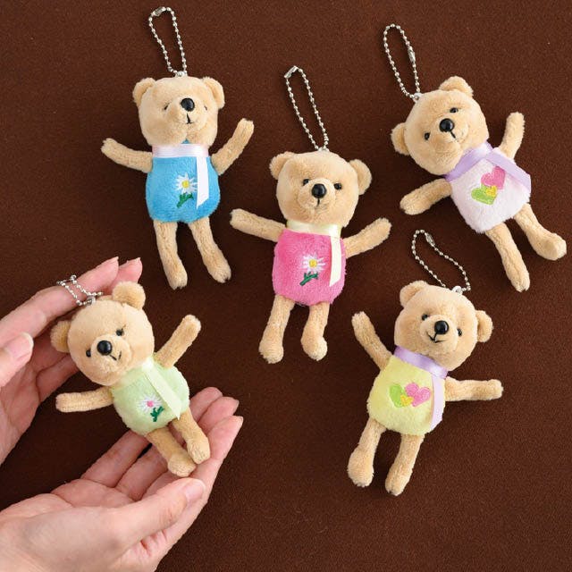 マスコットキーホルダー　3種 ヘッズ 販促－小物－マスコット W50×D45×H115mm ラブリーマスコット