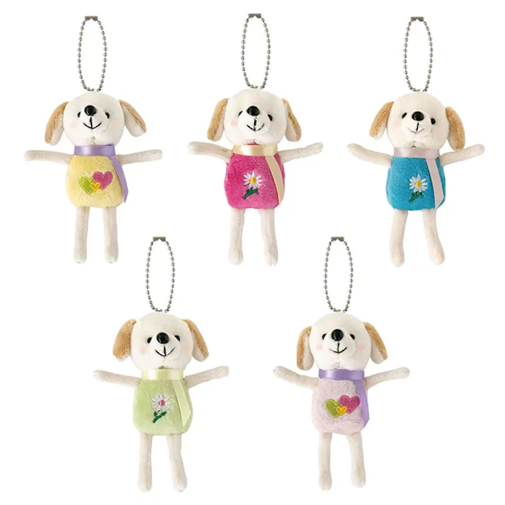 ヘッズ 販促-小物-マスコット W55×D45×H115mm ラブリーマスコットキーホルダー-4/イヌ(10個) HEADS LM-KY4