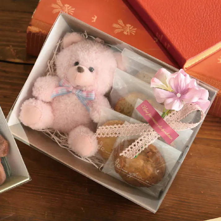 ヘッズ 販促-小物-マスコット W90×D70×H120mm ラブリーマスコット-10/くまのマカロン(6個) HEADS LM-MC10