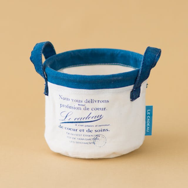 ヘッズ トレイ・カゴ－布 直径110×H100mm ラナチュール丸底布