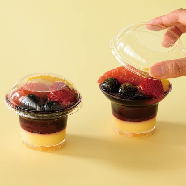 ヘッズ トレイ・カゴ－PP－食品対応 直径83(47)×H55mm デザート