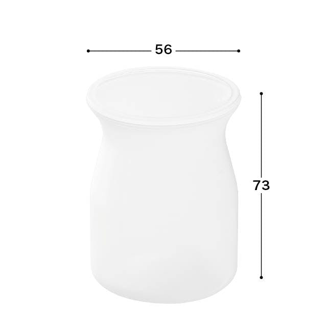 ヘッズ トレイ・カゴ－PP－食品対応 直径56×H73mm デザートカップ-7