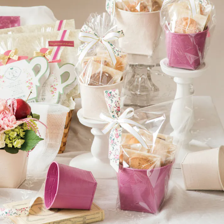 ヘッズ トレイ・カゴ-ブリキ 直径120(70×70)×H100mm NFブリキポット-3/ブルー(6個) HEADS NF-BPB3