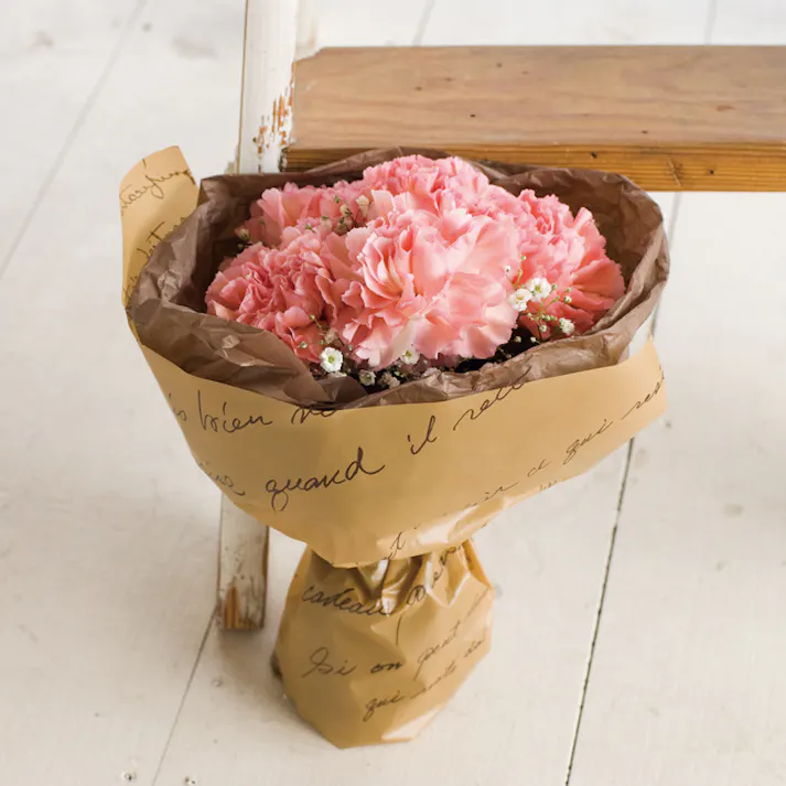 ヘッズ 包-PE-ロール W300mm×30m巻 NEWフレンチショートPEロール-クラフト(1巻(30m)) HEADS NF-SRK