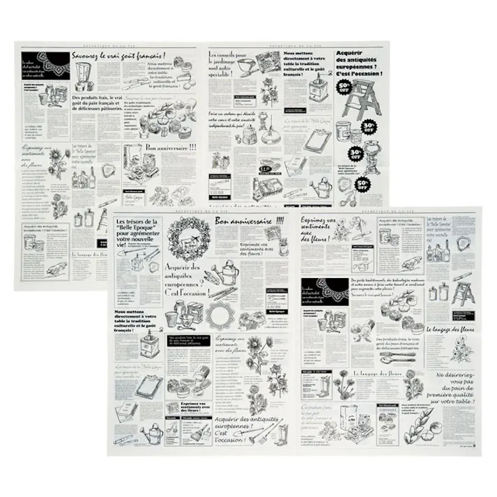 ヘッズ 包-紙-その他 W813×H546mm ニュースペーパージャーナル-1WR(500枚) HEADS NPJ-1WR
