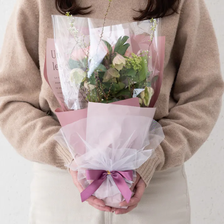 ヘッズ 包-紙-その他 W300×H450mm クイックブーケラッピングM-2(10枚) HEADS QUI-BWM2