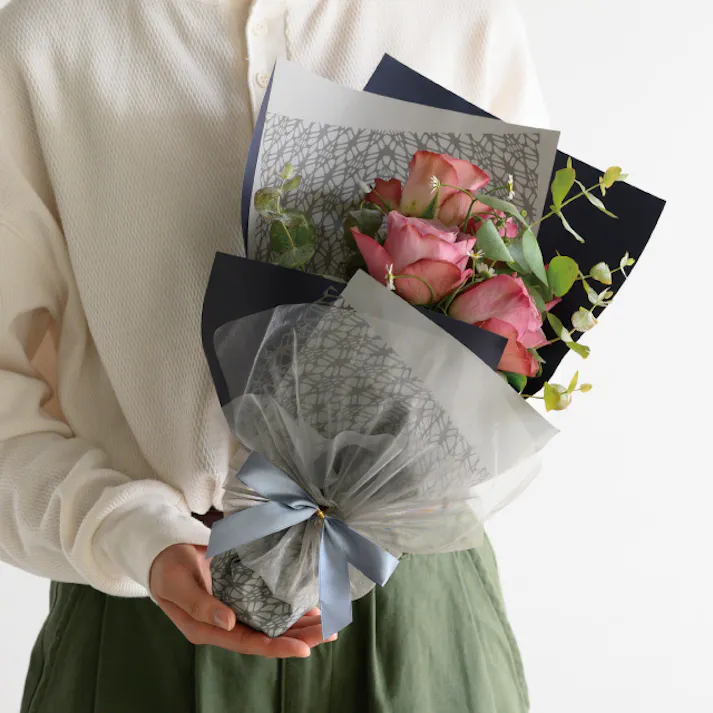 ヘッズ 包-紙-その他 W300×H450mm クイックブーケラッピングM-4(10枚) HEADS QUI-BWM4