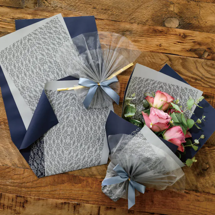 ヘッズ 包-紙-その他 W300×H450mm クイックブーケラッピングM-4(10枚) HEADS QUI-BWM4