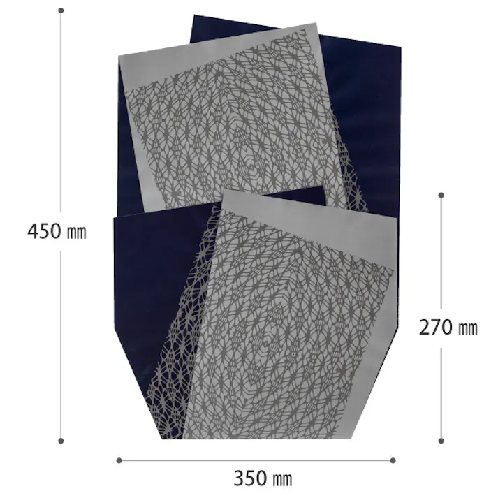 ヘッズ 包-紙-その他 W300×H450mm クイックブーケラッピングM-4(10枚) HEADS QUI-BWM4