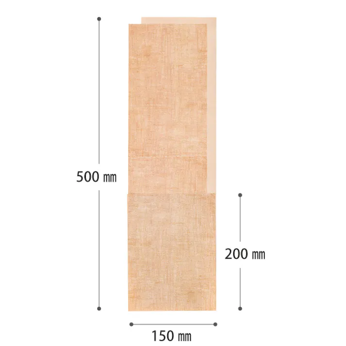 ヘッズ 包-紙-その他 W150×H500mm クイックブーケラッピングS-1(10枚) HEADS QUI-BWS1
