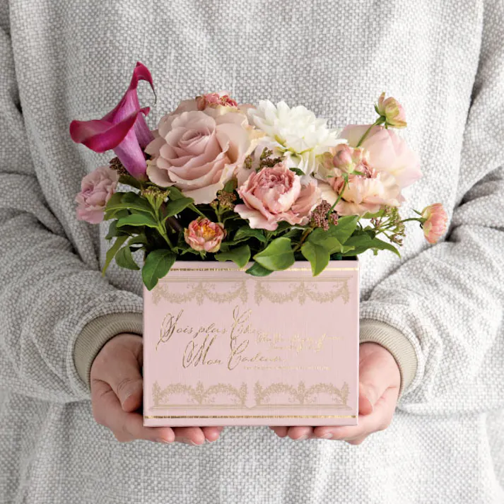 ヘッズ トレイ・カゴ-紙 W140×D90×H110mm レーヌ貼箱ギフトトレイ-M(4個) HEADS REN-HGTM