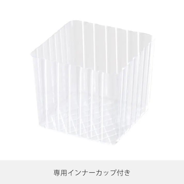 ヘッズ トレイ・カゴ-紙 W80×D80×H100mm シャノン貼箱ギフトトレイ-S(6個) HEADS SNO-HGTS