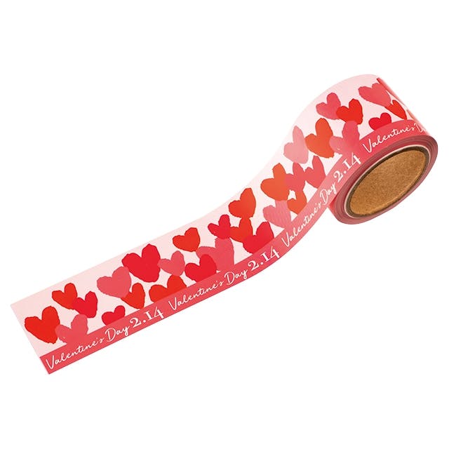 ヘッズ 販促－装飾－その他 W40mm×10m巻 バレンタインデイシール付ロール棚ポスター-2(1巻(10m)) HEADS SV-TP2S