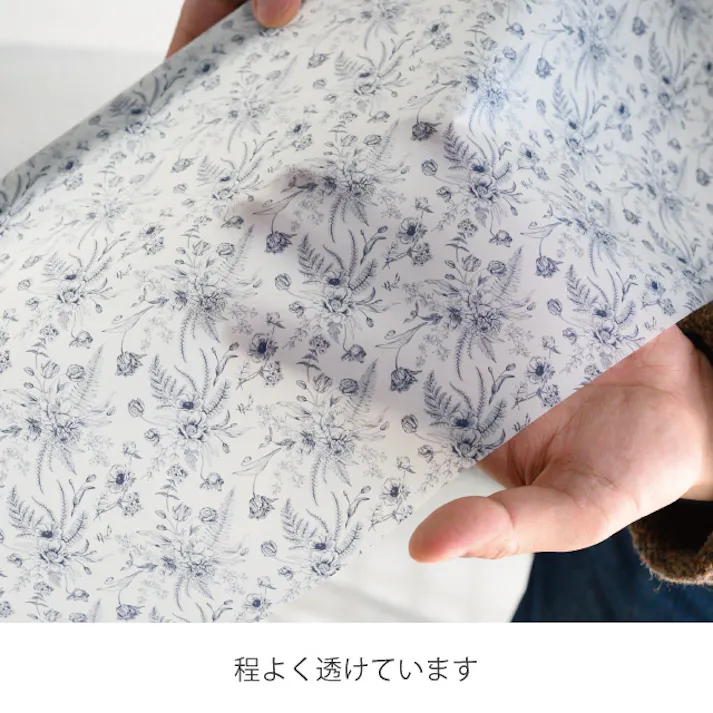 ヘッズ 包-PP-ロール W500mm×20m巻 ヴィンテージファブリックOPPロール-2/ネイビー(1巻) HEADS VF-RO2