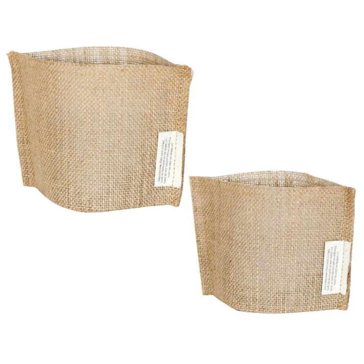 ヘッズ トレイ・カゴ-自然素材 W180×D90×H115mm バラエティポット/ジュート-M(10枚) HEADS VP-HMM