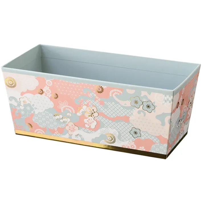 ヘッズ トレイ・カゴ-紙 W215(195)×D100(80)×H90mm 和風クラシックトレイ-2(4個) HEADS WA-HGT2