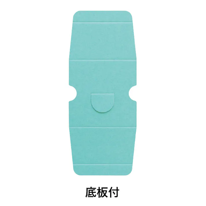 ヘッズ トレイ・カゴ-紙 W100(80)×D100(80)×H95mm ウォーターカラーワンタッチギフトトレイ/ブルー-4(10枚) HEADS WCB-GT4