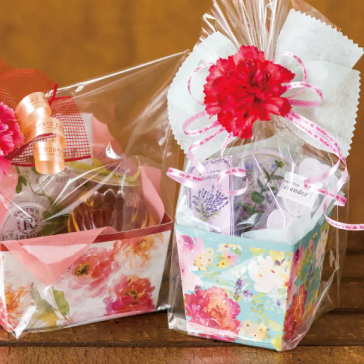 ヘッズ トレイ・カゴ-紙 W100(80)×D100(80)×H95mm ウォーターカラーワンタッチギフトトレイ/ブルー-4(10枚) HEADS WCB-GT4