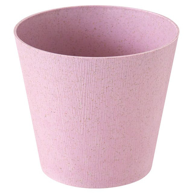 ヘッズ トレイ・カゴ－ＰＰ 直径100(70)×H90mm ウッディフラワーアレンジポット-S／ピンクパープル(10個) HEADS WDY-POPS