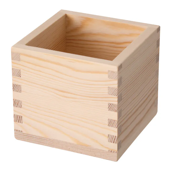 ヘッズ トレイ・カゴ-木 W110×D110×H100mm ウッドBOX-3/あられ組(6個) HEADS WOD-MB3