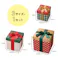 ヘッズ 販促-装飾-その他 大:1辺が30cm 中:1辺が25cm 小:1辺が20cm クリスマスディスプレイボックス1(1セット) HEADS X-DSB1