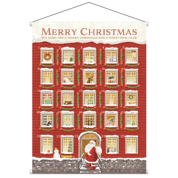 ヘッズ 販促-装飾-タペストリー W600×H800mm ウィンターハウスタペストリー-1(1枚) HEADS XWH-TA1