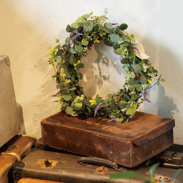 未使用☆春色リース☆グリーン☆C 未使用☆春色リース☆グリーン☆C 未