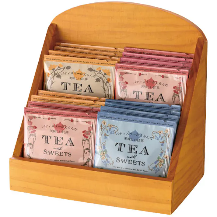 ヘッズ 販促-什器 W220×D140×H230mm ウッドディスプレイラック-1(1個) HEADS ZYU-DIR1