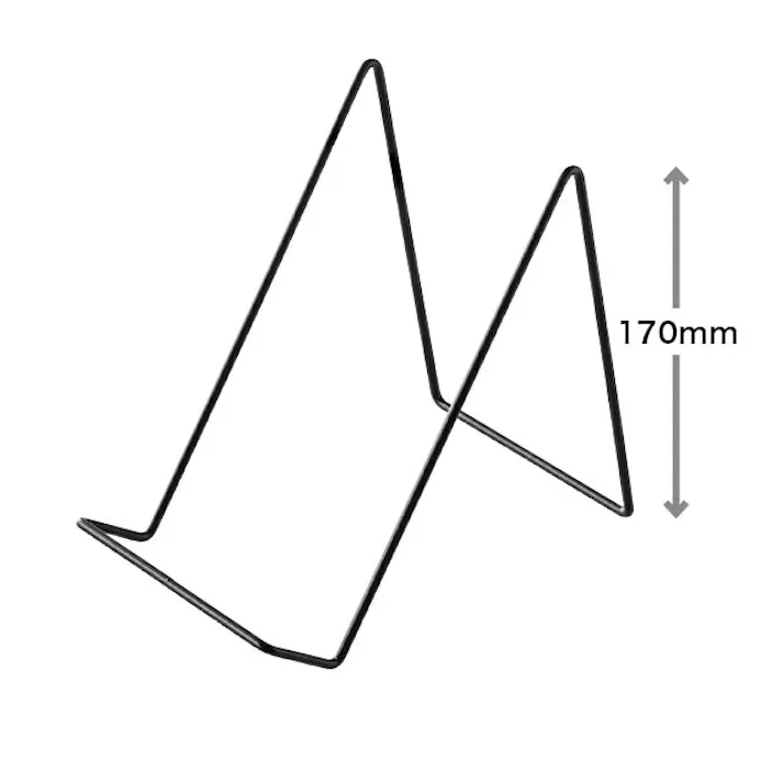 ヘッズ 販促-什器 W120×D185×H170mm ワイヤーギフトスタンド/ブラック-3(2個) HEADS ZYU-GIS3