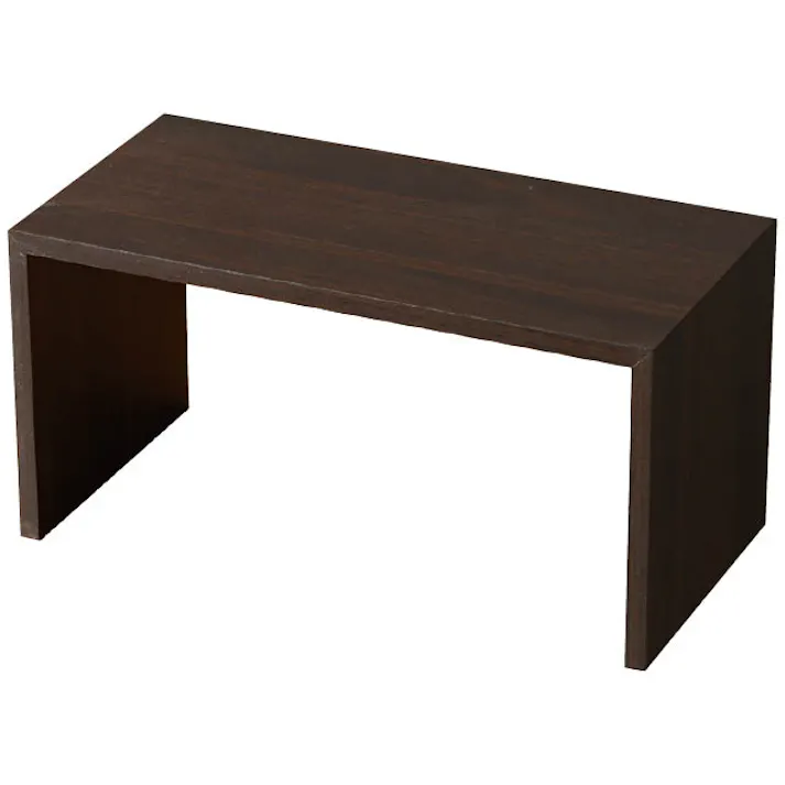 ヘッズ 販促-什器 W300×D150×H150mm コの字ラックM/ダークウッド-1(2個) HEADS ZYU-KOD1