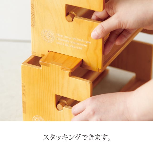 ヘッズ 販促－什器 W273×D128×H161mm ウッドリボンラック-1(1個
