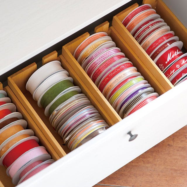 ヘッズ 販促－什器 W273×D128×H161mm ウッドリボンラック-1(1個) HEADS