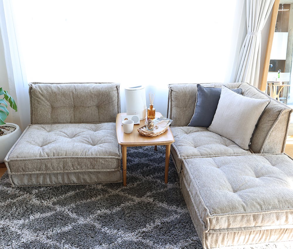 60's北欧ヴィンテージテイストのソファ Herit. Block Sofa | ソファー