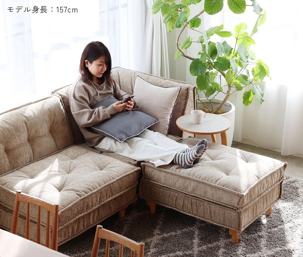 60's北欧ヴィンテージテイストのオットマン Herit. Ottoman