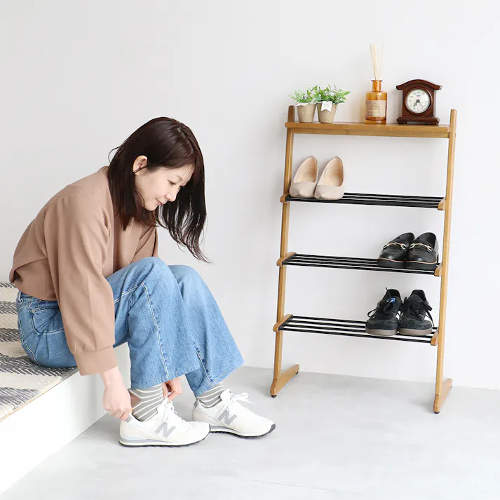 玄関を心地よく彩る、毎日にぴったりのシューズラック Shoes Rack