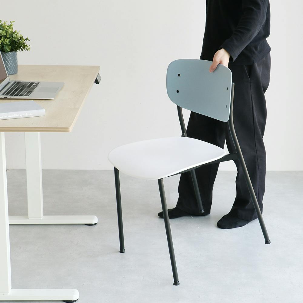 Chair 05 -steel- グレーホワイト | 椅子・チェア・スツール 通販