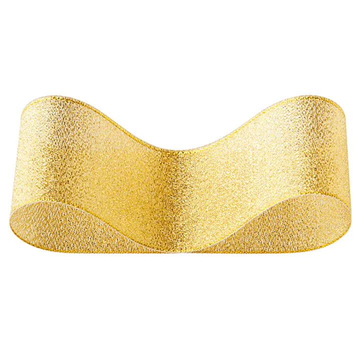 ヘッズ リボン-シャイン W38mm×20m巻 シャインリボンゴールド38mm(1巻) HEADS 38GOR