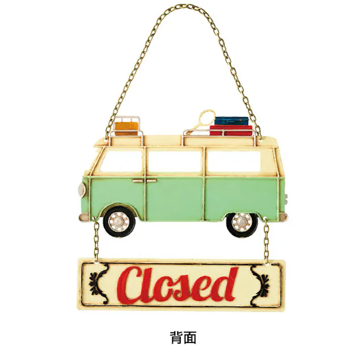 ヘッズ 雑貨-インテリア W230×D6×H330mm インテリアブリキウォールサイン-11(1個) HEADS BRZ-INT11