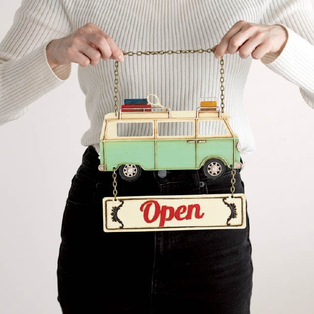 ヘッズ 雑貨－インテリア W230×D6×H330mm インテリアブリキウォール