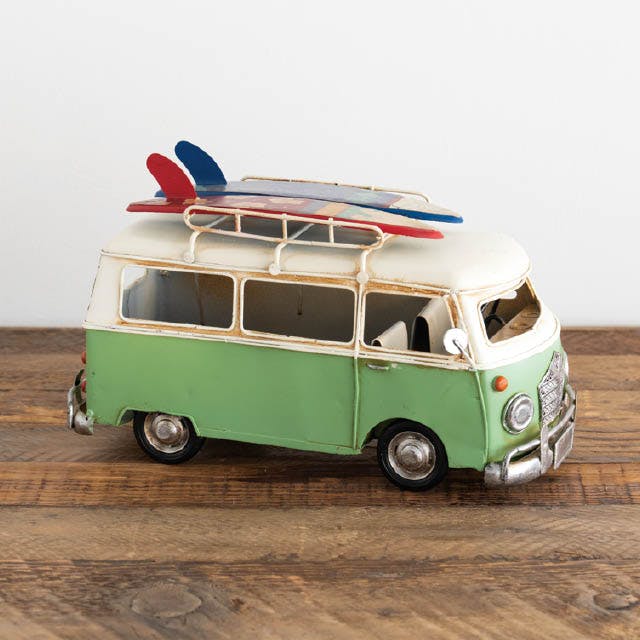 ヘッズ 雑貨－インテリア W280×D140×H180mm インテリアブリキバス-2(1