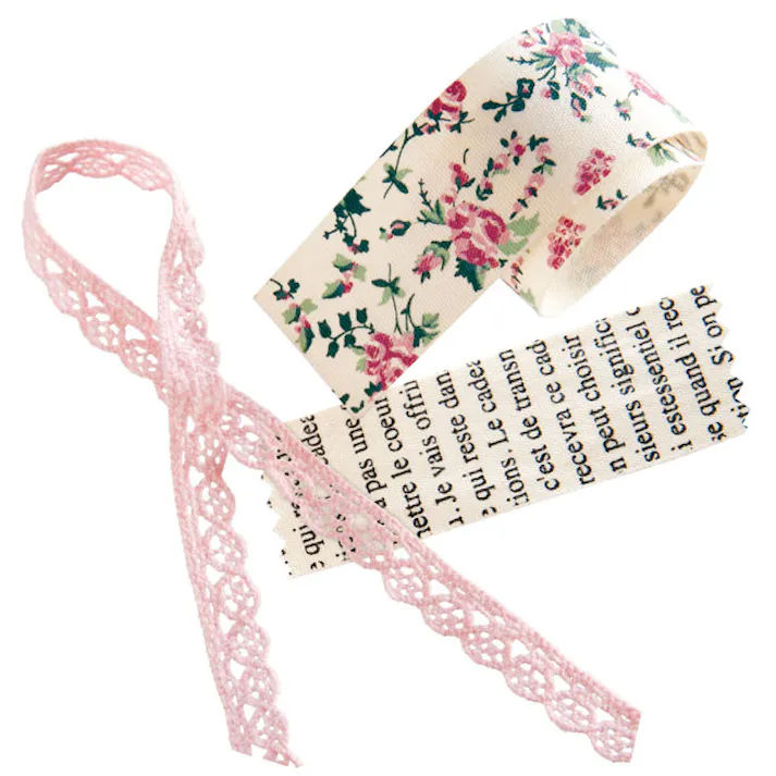 ヘッズ リボン-コットン・レース W26mm×15m巻 フレンチコットンリボン-2(1巻) HEADS FR-NR2